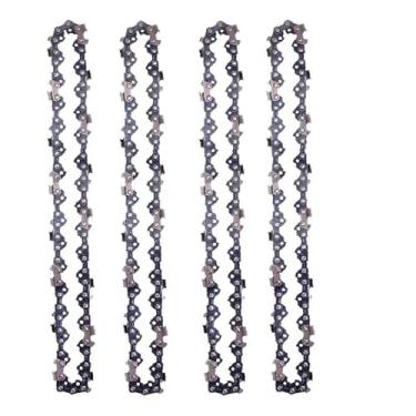 Imagem de Motosserra de aço inoxidável de 14 polegadas 3/8" LP .050" 52 DL semi cinzel motosserra elétrica sobressalente para poda de madeira, corrente 4x