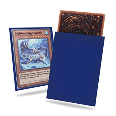 Imagem de Night Blue Yu-gi-oh Card Sleeve 200 Pack, Japanese Small Card Sleeves Photocard Sleeves, Back Textured Perfect Shuffling, Protect Your Japanese Sized Trading Cards Kpop Photocard Never Tear