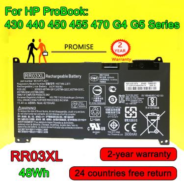 Imagem de RR03XL bateria do portátil para HP ProBook 430 440 450 455 470 G4 G5 HSTNN-PB6W HSTNN-UB7C