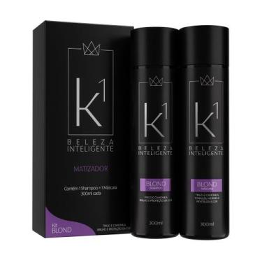 Imagem de Kit Shampoo E Máscara Blond Matizador Hidratante Neutraliza Os Efeitos