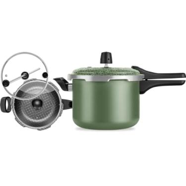 Imagem de Kit versátil 2 panelas de pressão e 3 tampas Verde