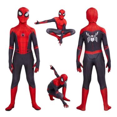 Imagem de Fantasia Infantil Homem Aranha Com Máscara Spiderman