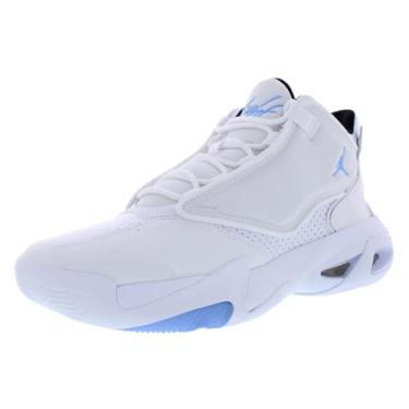 Imagem de Jordan Max Aura 4 masculino (branco UNI azul preto, us_Footwear_Size_System, adulto, masculino, numérico, médio, numérico_8_Point_5), Branco