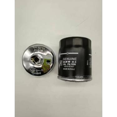 Imagem de BANGTE Filtro de óleo 16510-61A31 com ferramenta de substituição Suzuki DF70A DF80A e DF90A motor externo de 4 tempos