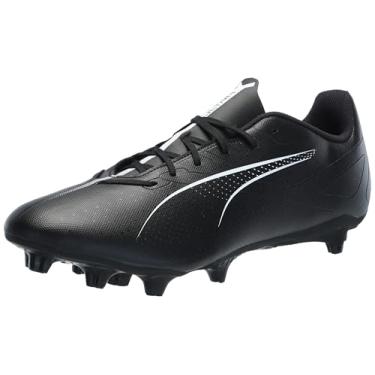 Imagem de PUMA Tênis masculino Ultra 5 Play firme, chuteiras artificiais de futebol, Preto/branco, 44