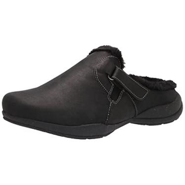 Imagem de Clarks Tamanco feminino Roseville, Couro preto, 35