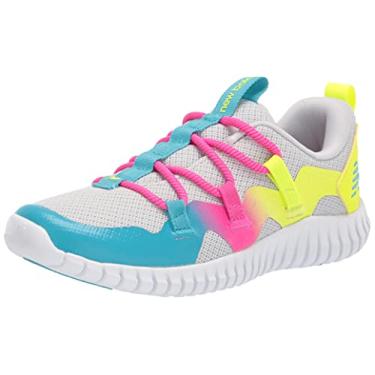 Imagem de New Balance Tênis infantil Playgruv V1 Bungee, Verão neblina/rosa brilhante, 2 Infant