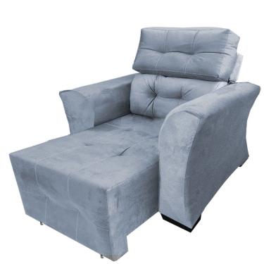 Imagem de Poltrona Do Papai Reclinável Retrátil Amamentação Grécia Graffite