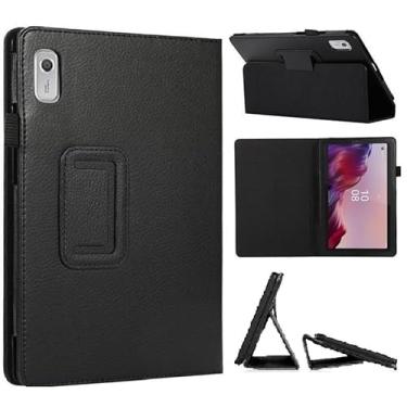 Imagem de TDA Trading Capa para Lenovo Tab M9 22.9 cm capa leve fina couro PU dobrável com suporte capa inteligente hibernar/despertar automática para tablet Lenovo 9 polegadas Tab M9 versão 2023 (TB310FU /