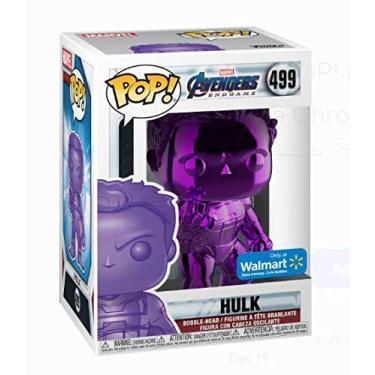 Imagem de Funko POP! Marvel: Avengers Endgame - W2 - Hulk (Purple Chrome)