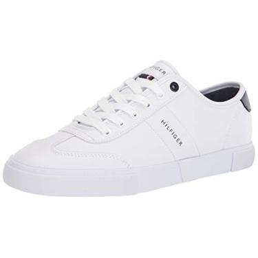 Imagem de Tommy Hilfiger Pandora masculina, Branco sintético, 42