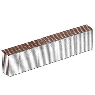 Imagem de SITLDY Pregos galvanizados de calibre 18, cabeça em T marrom de 2,5 cm, pacote com 5000, pregos pequenos para pistola de pregos pneumática, elétrica 18GA