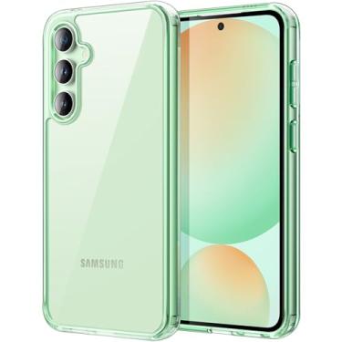 Imagem de JETech Capa para Samsung Galaxy S24 FE, Case Estojo Protetora à Prova de Choque Não Amarela para Telefone, Capinha Parte Traseira do PC Rígida Anti-Riscos (Menta Verde)
