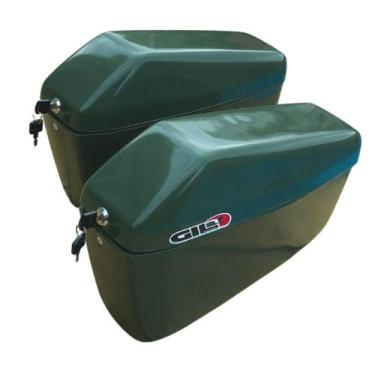 Imagem de Side Cases Gili - Malas Laterais - Baús Verde Militar - Gilimoto