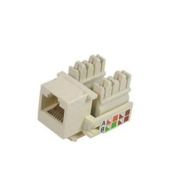 Imagem de Conector Fêmea Keystone Importado Cat5 Bege - OEM