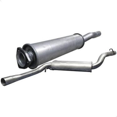 Imagem de Kit Escapamento Abafador + Silencioso Quantum 1.8 8v 84 A 86 - ScapJá