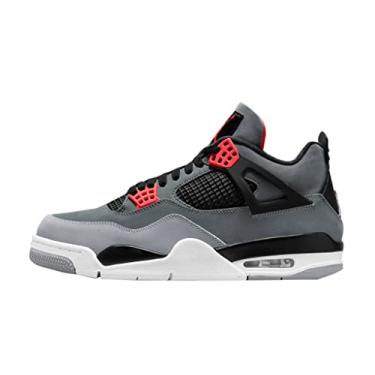 Imagem de NIKE - Sapato Esportivo Masculino Jordan 4 Retro Infrared Dark Grey/Infrared 23-Black DH6927 061 - 11 (US)