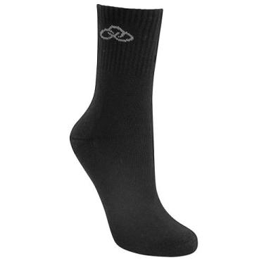 Imagem de Meia Cano Médio Olympikus Masculina, Preto, 39-44