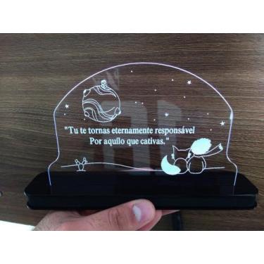 Imagem de Luminária Decorativa com LED Pequeno Príncipe - Hobbies do Ofício, Ama