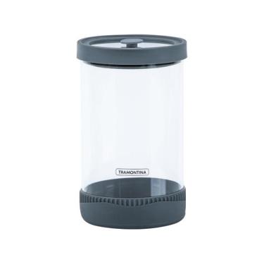 Imagem de Pote de Vidro Hermético Tramontina com Tampa 1L Purezza, 1L, Transpare