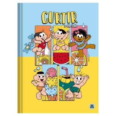 Imagem de Caderno Turma da Mônica 1 Matéria Universitário Escolar, Azul