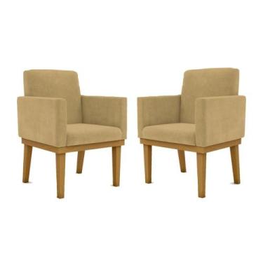 Imagem de KIT 02 Cadeiras Com Base Mesa De Estudos Poltrona Decorativa - Balaqui