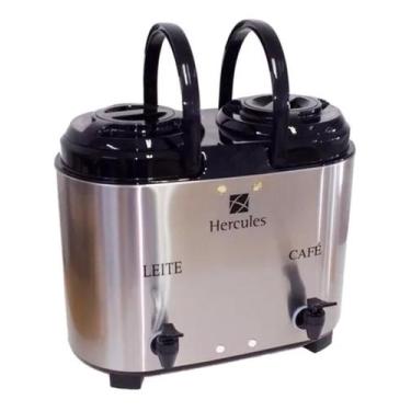 Imagem de Botijão Garrafa Dupla Termica Inox 12L Toneira Café Cha Leite Hercules
