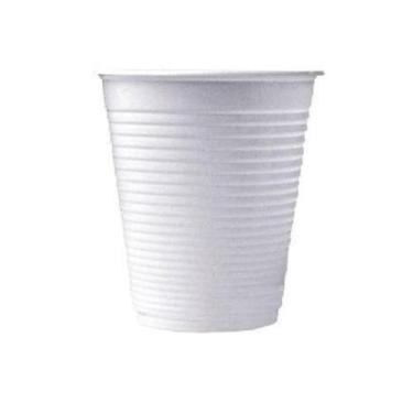 Imagem de Kit 2 Copo Plástico Descartável Branco 180ml Emb 100 un - COPOBRAS