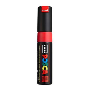 Imagem de Caneta Uniball Posca Pc-8k Escolha a Cor , FLUORESCENTE RED