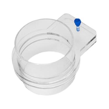 Imagem de Generic Alimentador de peixes de acrílico, evita que a comida dos peixes se espalhe para Betta e Tartaruga, 100mm