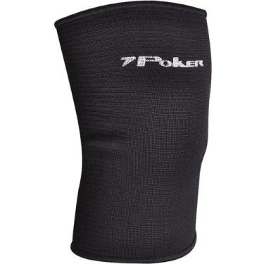 Imagem de Joelheira Poker Lisa Basic Preto, Preto, M