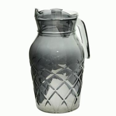 Imagem de Jarra de Vidro Artemis Cinza 1,7 Litros com Tampa - Wincy