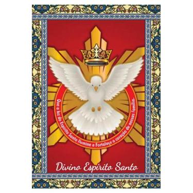 Imagem de 1000 Santinho do Divino Espírito Santo (oração no verso) - 7x10 cm - S