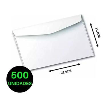 Imagem de Envelope Carta Para Correios 114x229mm Branco Sem Janela - FORONI