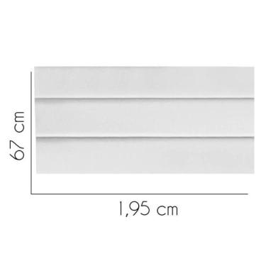 Imagem de Painel Estofada Turim 195 cm King Size Quarto para Cama Box Suede Bran