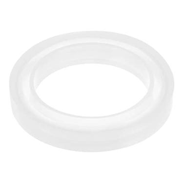 Imagem de HARFINGTON Molde de pulseira molde de anel de silicone redondo epóxi 60 mm semi-cilíndrico molde de resina cristal para fazer joias artesanato DIY
