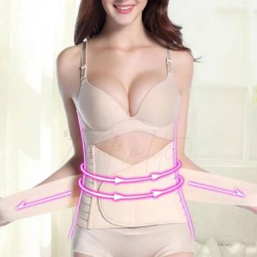 Imagem de Cinta Modeladora Pós Parto Cinta Pós Cirurgia Redutora Alta - Moda Ínt