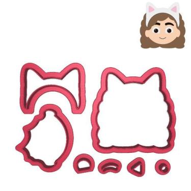 Imagem de Cortador Modular Gabby Casa Mágica de Menina Bonecas - DOCE IMPRESSO, 