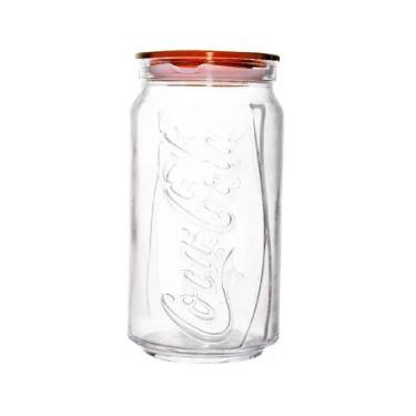 Imagem de Pote De Vidro Coca-Cola Tampa Vermelha 1Litro 