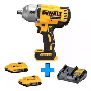 Imagem de Chave De Impacto Dewalt 1/2 Dcf900 + 2 Baterias Brushless Carregador