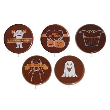 Imagem de Blister Decorado com Transfer Para Chocolate - Pirulito - Halloween - 