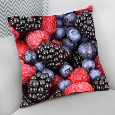 Imagem de Almofada Decorativa Cheia c/ Zíper Coleção Estampas Frutas - Deluzz, B