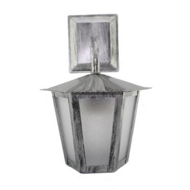 Imagem de Luminária Arandela Colonial Sextavada L1B  - Ideal Iluminação, Prata v