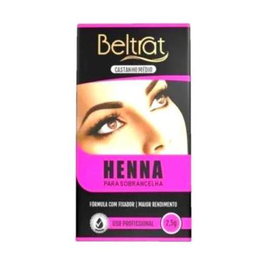 Imagem de Henna beltrat 2,5g, CASTANHO MEDIO