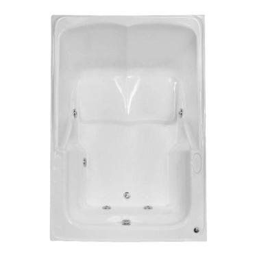 Imagem de Banheira Dupla Ilha Bela com hidro em acrílico - Brasil Banheiras, 1,6