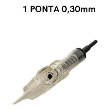 Imagem de Kit 20 Agulhas Facil Click Para Dermografo Micropigmentação - Chayanne