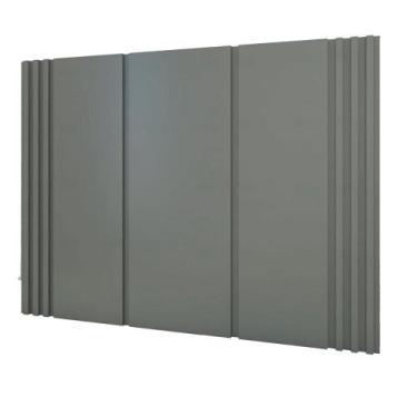 Imagem de Cabeceira Cama Solteiro Ripada 1,60m CZS 100% MDF Casa Lar - Casa Lar 