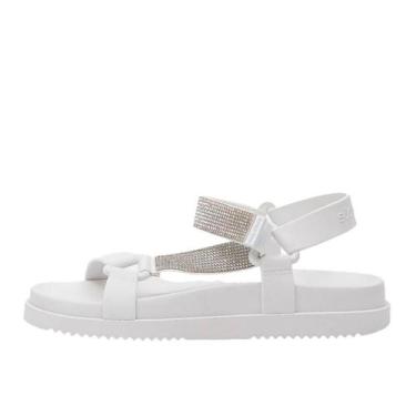 Imagem de Sandalia Petite Jolie Roxie Com Tira Aderente, 37, Branco