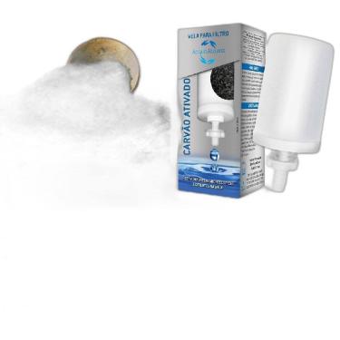 Imagem de Vela Refil Carvão Ativado Para Filtro Barro Acrilico Stefani