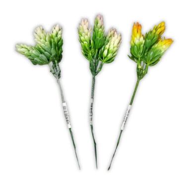 Imagem de Pick Decorativo Artificial Verde Rosa - 22cm - Florarte